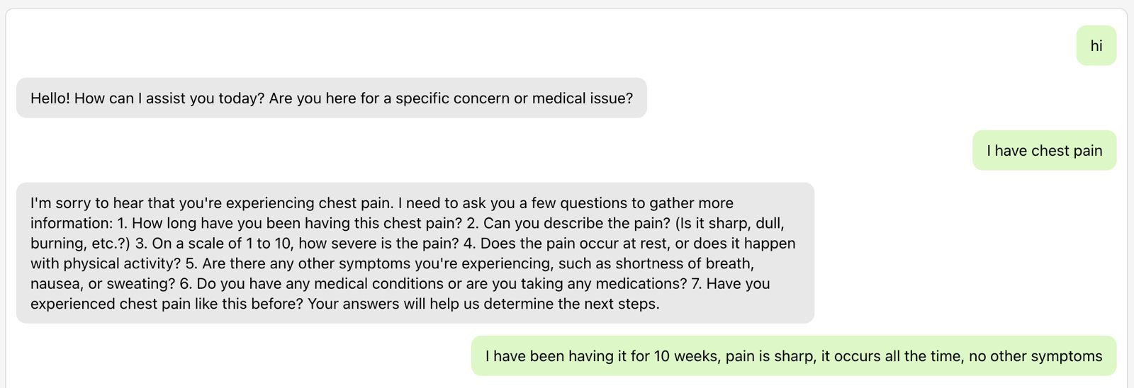 AI chatbot interface concept