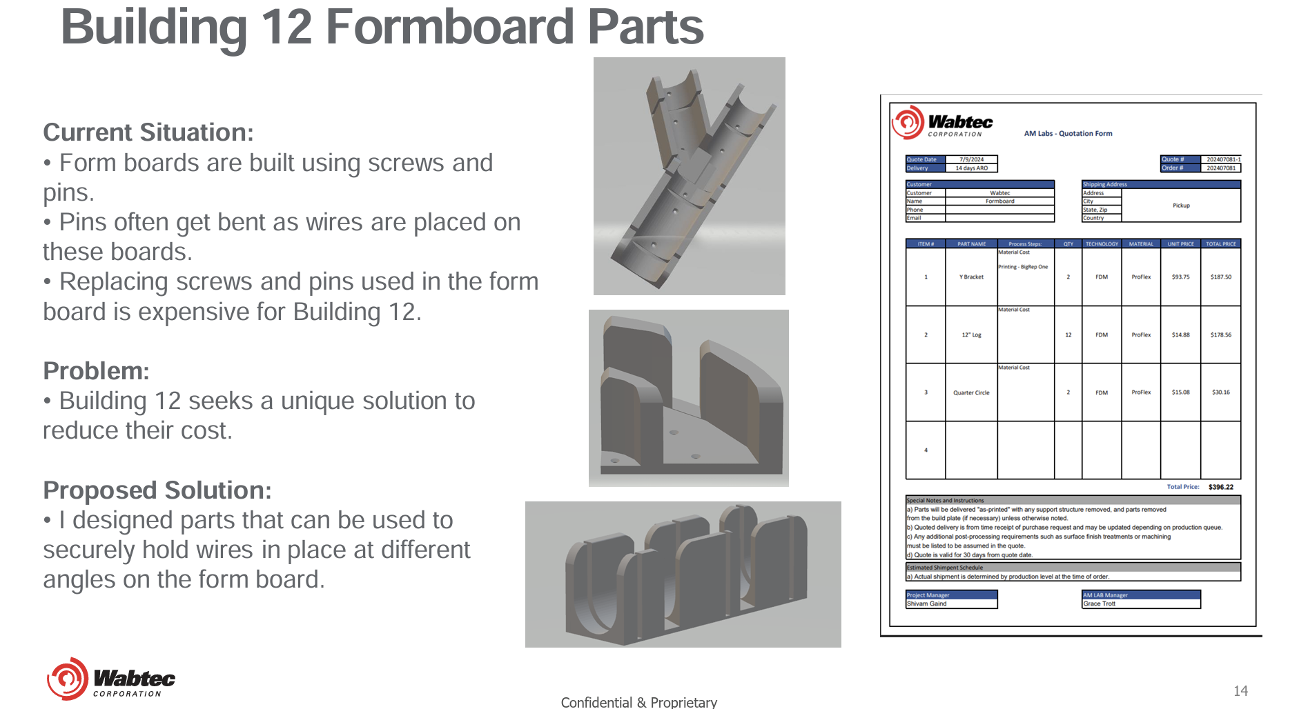 Wabtec formboard wiring